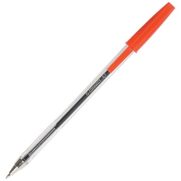 Penna - pennsats - Q-connect refill - KF34044 - Q Connect Medium kulspetspenna - Röd