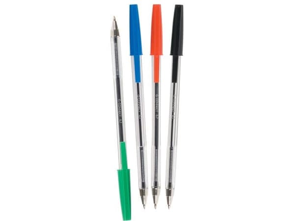 Penna - pennsats - Q-connect refill - KF34044 - Q Connect Medium kulspetspenna - Röd