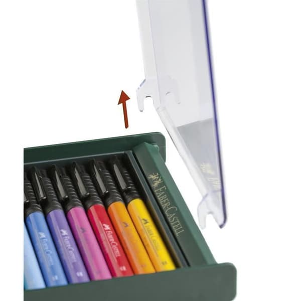 FABER-CASTELL Kartong med 12 grundläggande markörer