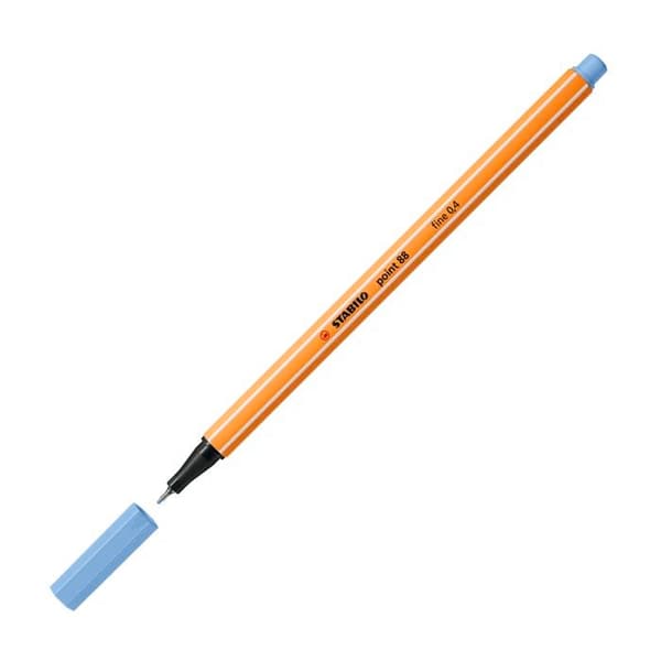Stabilo tuschpennor - F59508 - Fint tuschpenna - spets 88 - Kartongfodral x 15 pastellfärgade tuschpennor - Pastellove Edition