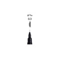 Miniatyrbild 3 av 3: Teknisk filt 0,3mm PIN 03200 Kalibrerad spets Svart