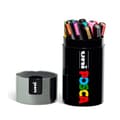 Miniatyrbild 3 av 4: Posca markörer - M 84008691 - UNI PRESENTFÖRSÄTTA i aluminium 18 delar bronslock