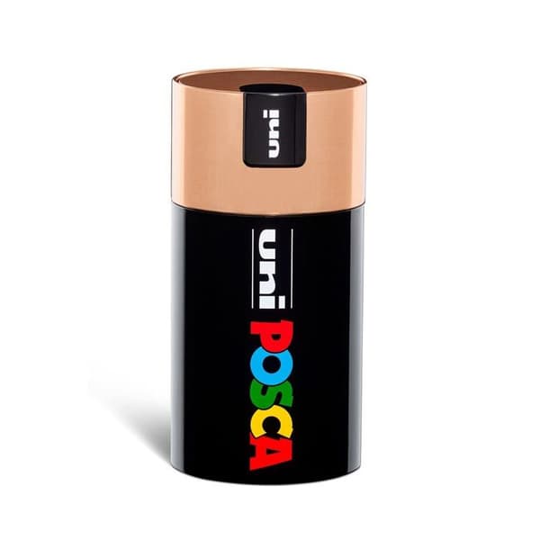 Posca markörer - M 84008691 - UNI PRESENTFÖRSÄTTA i aluminium 18 delar bronslock