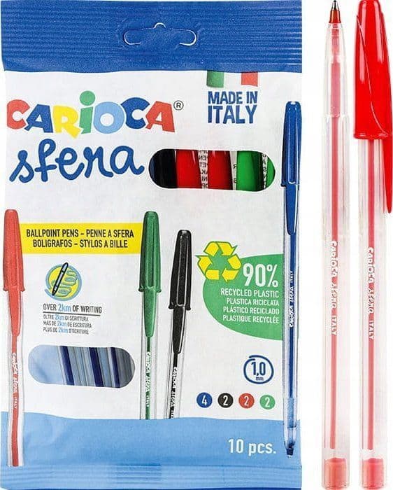 Stylo - pennset - Carioca refill - 160-2351 - Sfera pennor 10 färger