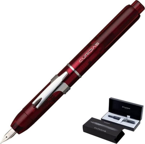 Stylo - styltillbehör - Platinum refill - PLA-PKN7000 -77EF - Platina fylld penna PLATINE Curidas Grand Röd, EF