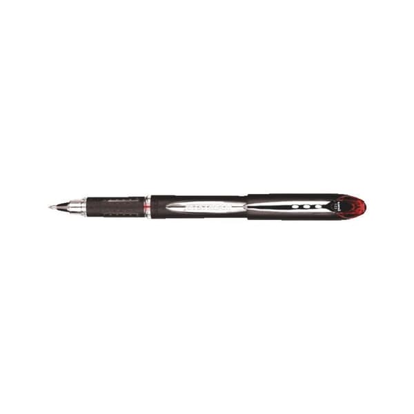 Gel-bläckpenna - Uni-ball - Jetstream SX-210 - Röd - Medelspets - Omladdningsbar