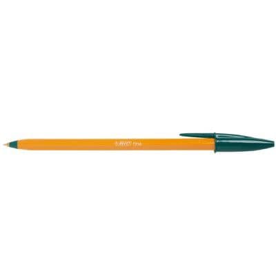 BIC Cristal-penna - BIC - Fin spets - Grön färg - Engångspenna - Kulspetsskrift