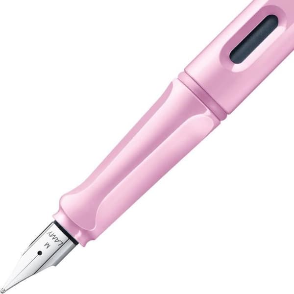 Stylo plume - LAMY - Safari ljusrosa - Stålpenna - Återfyllbar - Storlek M