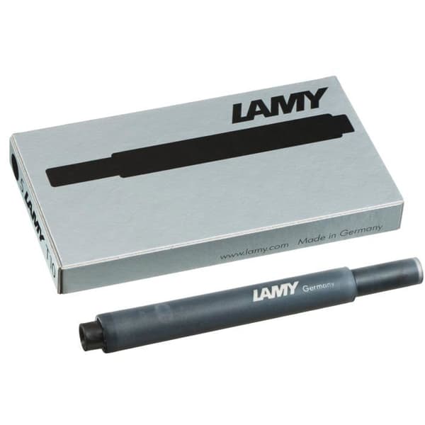 Stylo - pennset - Lamy refill - 1202075 - T10 bläckpatron svart, 1 paket med 5