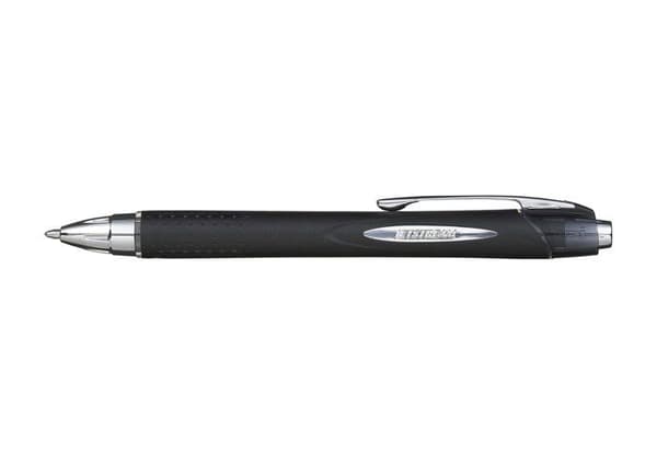 Stylo - pennset - Uni-ball refill - L SXN210/12 N - Retraktabel kulpen, svart, 12-pack