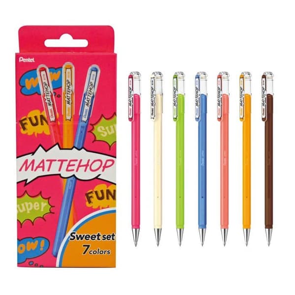 Stylo - pennset - Pentel refill - K110-V7STB