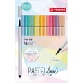 Miniatyrbild 1 av 4: Feutrar för teckning STABILO Pen 68 Pastellove - Set med 15 pastellfärger