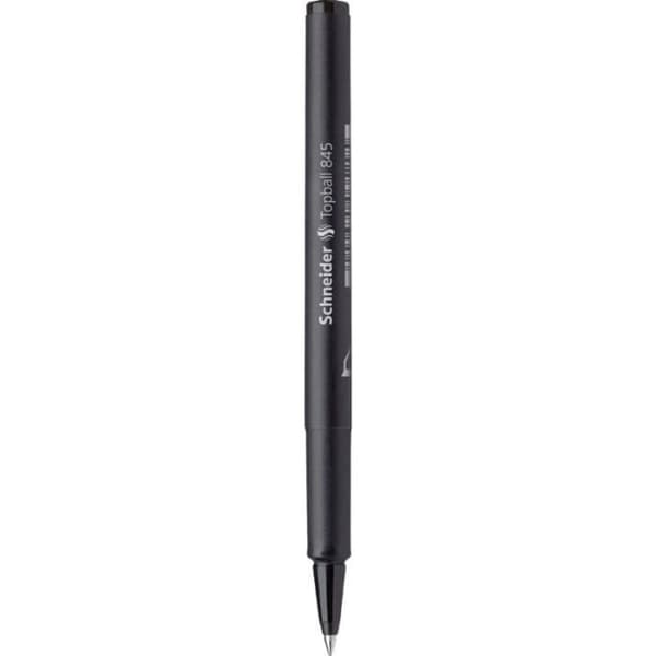 Bläckpennor - Schneider - Topball 845 - Svart - Fin spets - Förpackning med 10