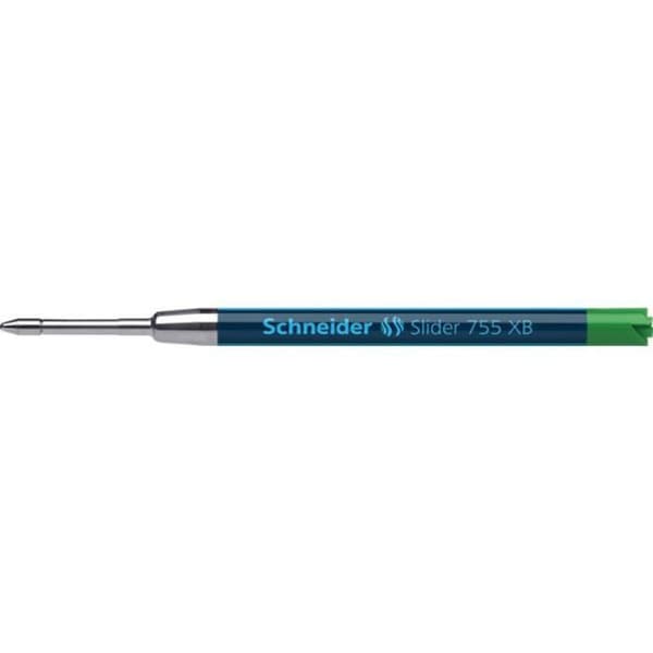 Förpackning med 10 Slider 755 Extra Large gröna refillpatroner