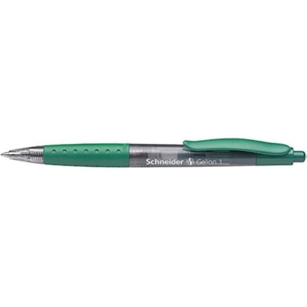 Gelbläckpenna - SCHNEIDER - Gelion - Grön - 0,4 mm - Tryckmekanism