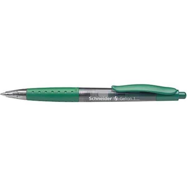 Gelbläckpenna - SCHNEIDER - Gelion - Grön - 0,4 mm - Tryckmekanism