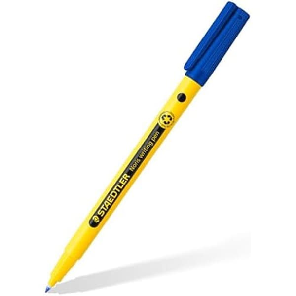 Filttusch - STAEDTLER - Noris 307-2 - Spets 0,6 mm - Plast 97% återvunnet - Blå