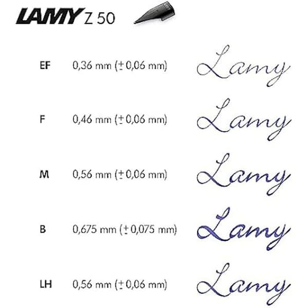 Pluma - LAMY - Z 50 - Svart Färg - Hög Kvalitet - Lätt att Använda