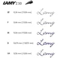 Miniatyrbild 2 av 2: Pluma - LAMY - Z 50 - Svart Färg - Hög Kvalitet - Lätt att Använda