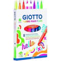 Miniatyrbild 2 av 2: Färgpennor - GIOTTO - Turbo Maxi Fluo - 8 Färger - Spets 5 mm - Tvättbara med vatten
