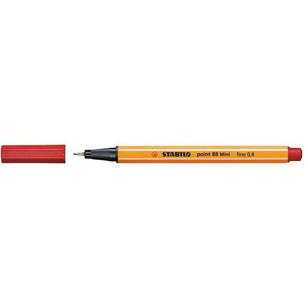Filtpenna - STABILO - punkt 88 Mini - 12 stycken - Fin spets - Diverse färger