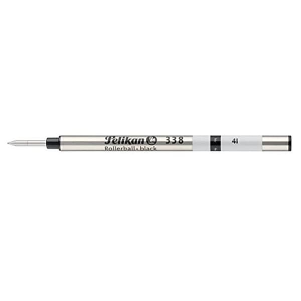 Pelikan 338 Rollerball Refill, för Pelikan Rollerball Pennor, Fine Point, Black Ink, 1 enhet (908483)