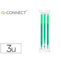 Miniatyrbild 1 av 4: Grön Q-CONNECT raderbar rollerball - set om 3