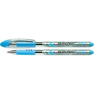 Stylo-bille - SCHNEIDER - Slider XB - ViscoGlide®-bläck - Direct2Point-spets - Ljusblå