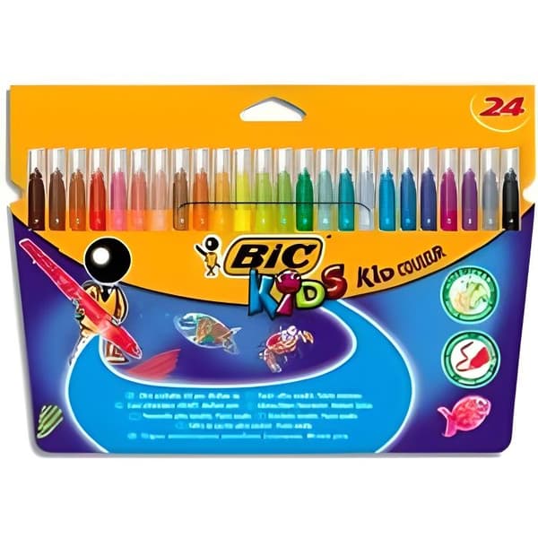 BIC BIC barn färgmarkörer x24