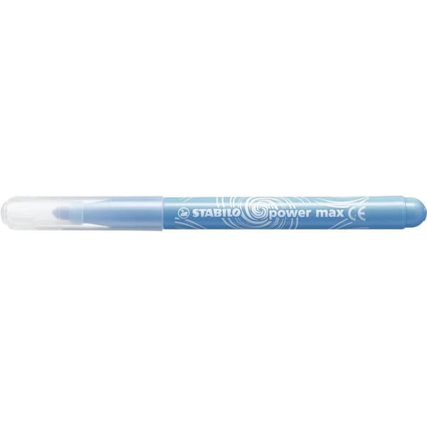 Färgpennor - STABILO - Power Max - 18 Assorter - Medelspets - Tvättbar bläck