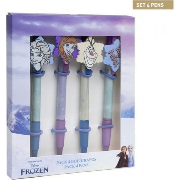 Kulspetspennor - Disney - Frozen II - Blandade färger - Medium Point - För barn