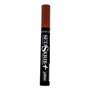 Textilpenna - Pébéo - Sétaskrib+ - Brun - Penselpäng 1mm - Professionell