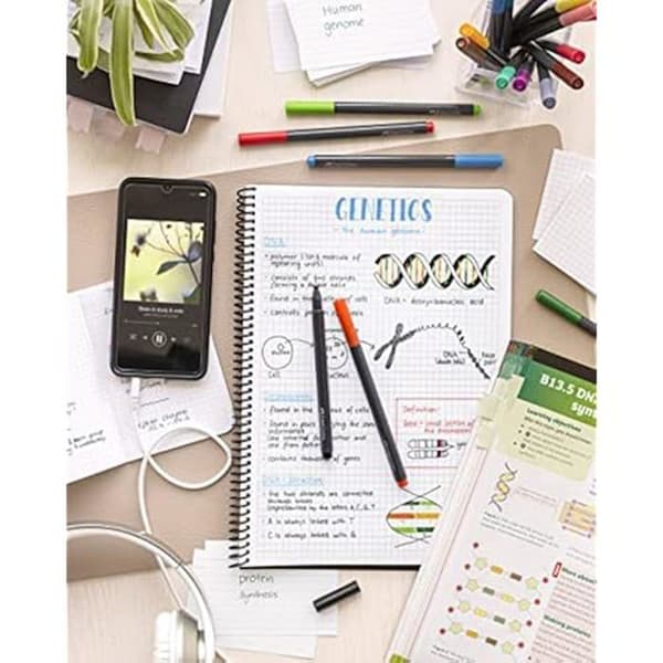 Filtpenna - FABER-CASTELL - Grip Finepen - Fiber spets 0,4 mm - Förpackning med 5 stycken - Ergonomisk