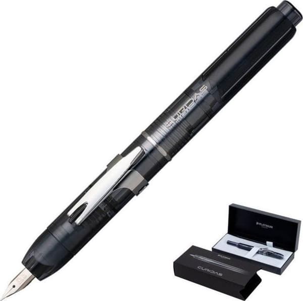 Stylo - pen-set - refill Platinum - PLA-PKN7000 -7EF - Platina kulspetsskrivare PLATINE Curidas Graphite Smoke, EF