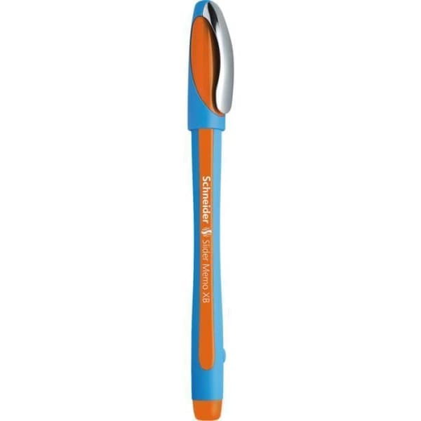 Kuglepenna - SCHNEIDER - Slider Memo - Orange bläck - Extra stor spets - Viscoglide®