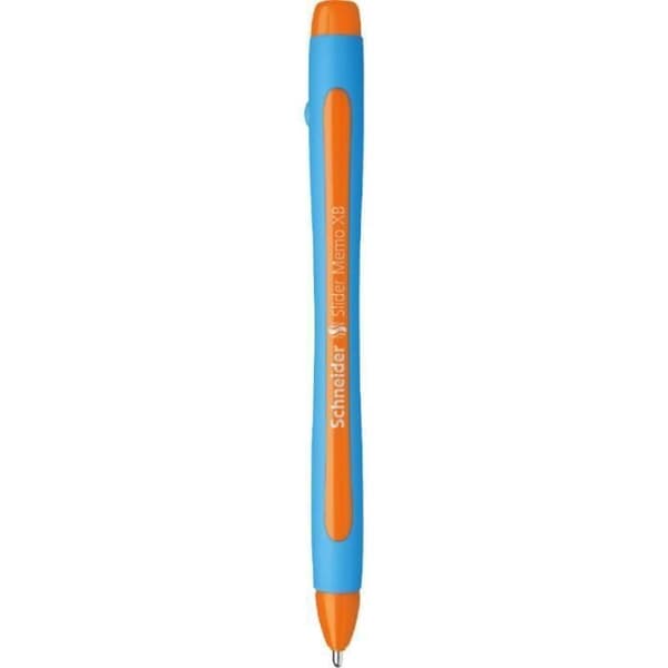 Kuglepenna - SCHNEIDER - Slider Memo - Orange bläck - Extra stor spets - Viscoglide®