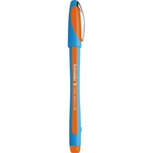 Kuglepenna - SCHNEIDER - Slider Memo - Orange bläck - Extra stor spets - Viscoglide®