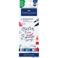 Miniatyrbild 1 av 3: 6 filtpennor - Ritning - Faber-Castell - Goldfaber Aqua - Dubbel spets - Hav