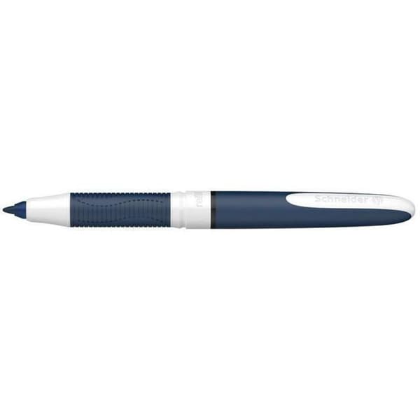 Stylo roller - Schneider - One Change - 0,6 mm - Svart/vit gummi - Oföränderlig bläck