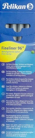 Miniatyrbild 2 av 3: Herlitz Markers - 943225 - Pelikan Fineliner 96 Set med 10 st i en rosa ask