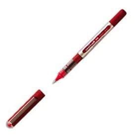 Eye Micro UB150 rullpenna - Uni-ball - Rollerball - Fin spets - Rött bläck