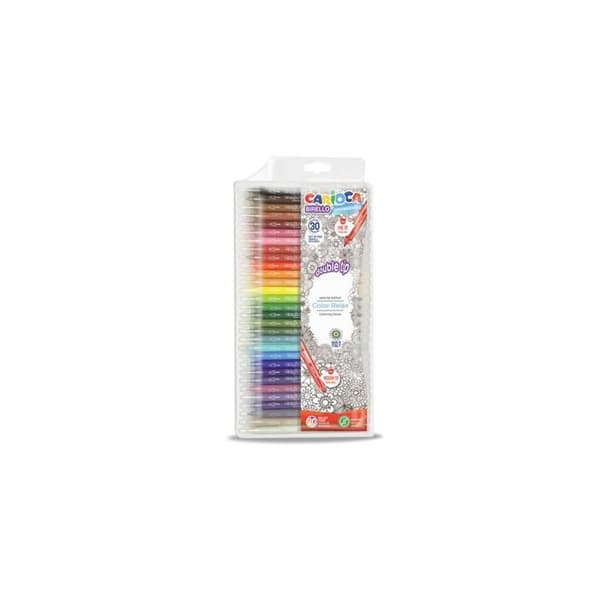 Carioca Birello - tuschpennor (fin/medium, kulspets, rund, multi, Italien, ryggsäck med etikett