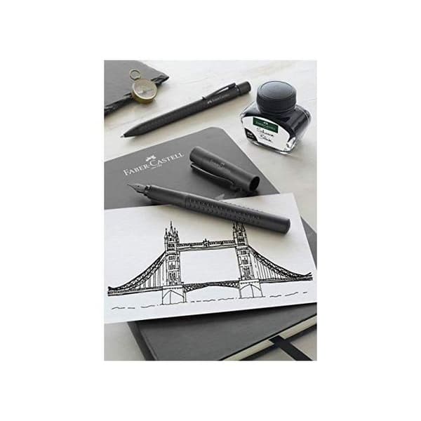 Faber-Castell 140960 Grip Edition Reservoarpenna Nib M All Black