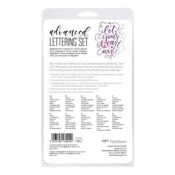 Tombow LS-ADV, svart, blå, 10 st.