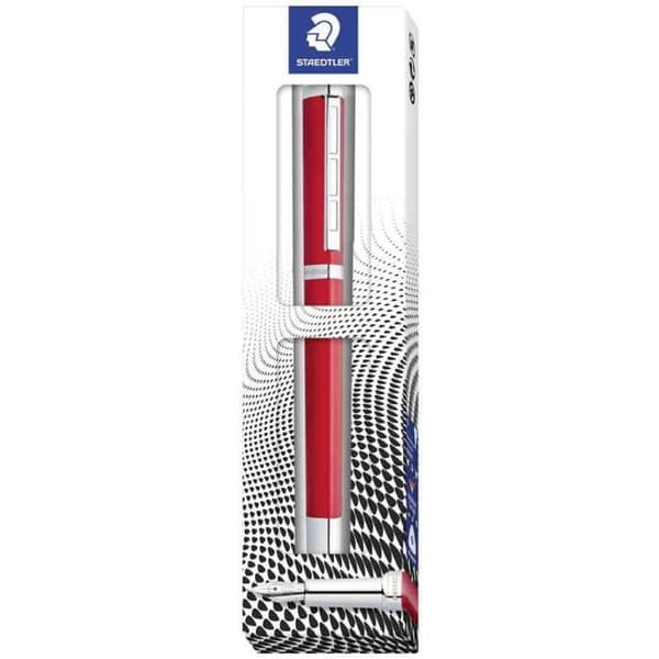 Stylo plume - STAEDTLER - Triplus - Fin spets - Röd - Återuppladdningsbar