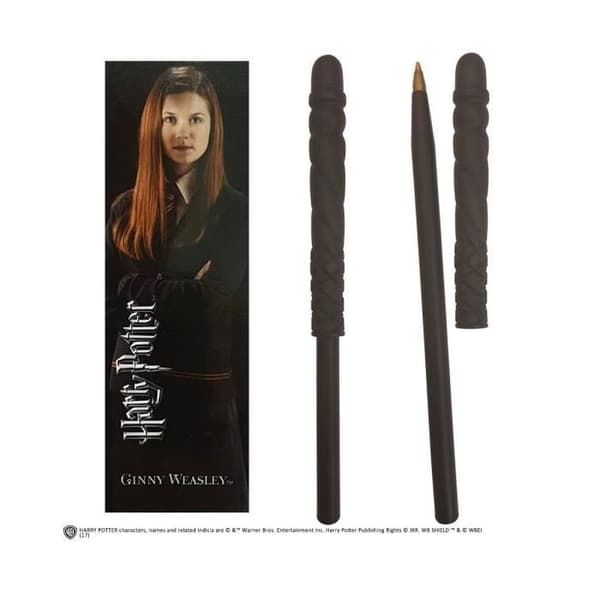 Harry Potter kulspetspenna och bokmärkesset - Noble Collection - Ginny - Kulspets - Diverse färger
