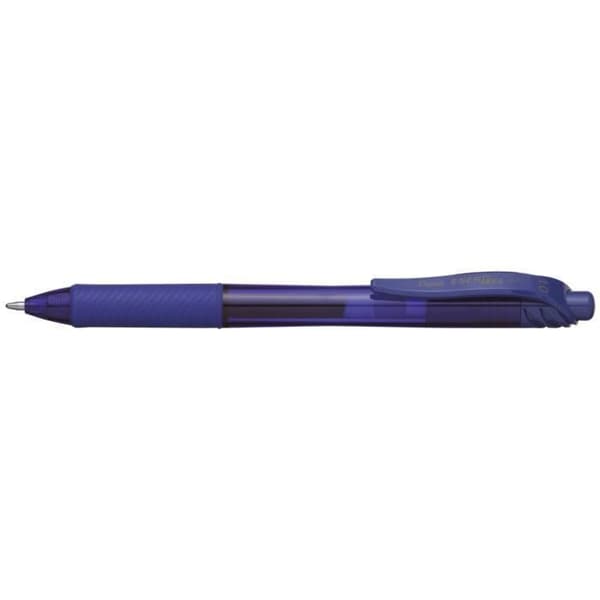 Flytande gel bläckrulle EnerGel-X BL107 - PENTEL - Blå - Linjebredd 0,5 mm - Gummerat grepp