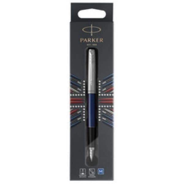 PARKER Reservoarpenna JOTTER Steel C.T., blister 0,000000 Svart
