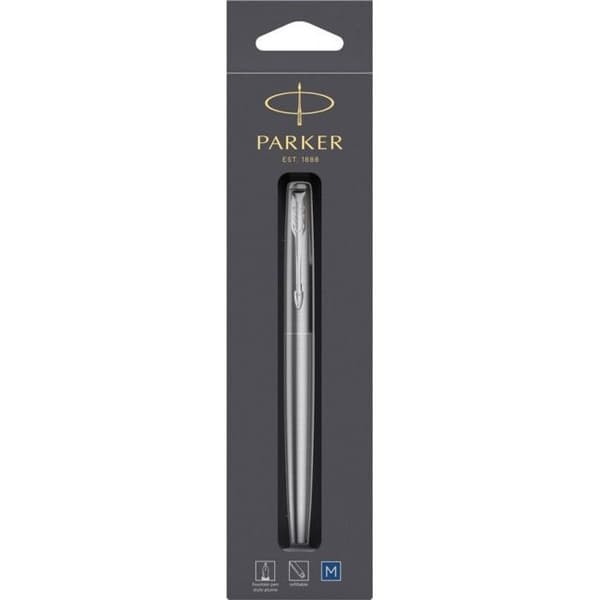 PARKER Reservoarpenna JOTTER Steel C.T., blister 0,000000 Svart