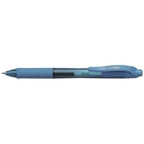 Pentel EnergelX Indragbar Gel Rollerball Pen, 0,7 mm spets, turkos, 12-pack